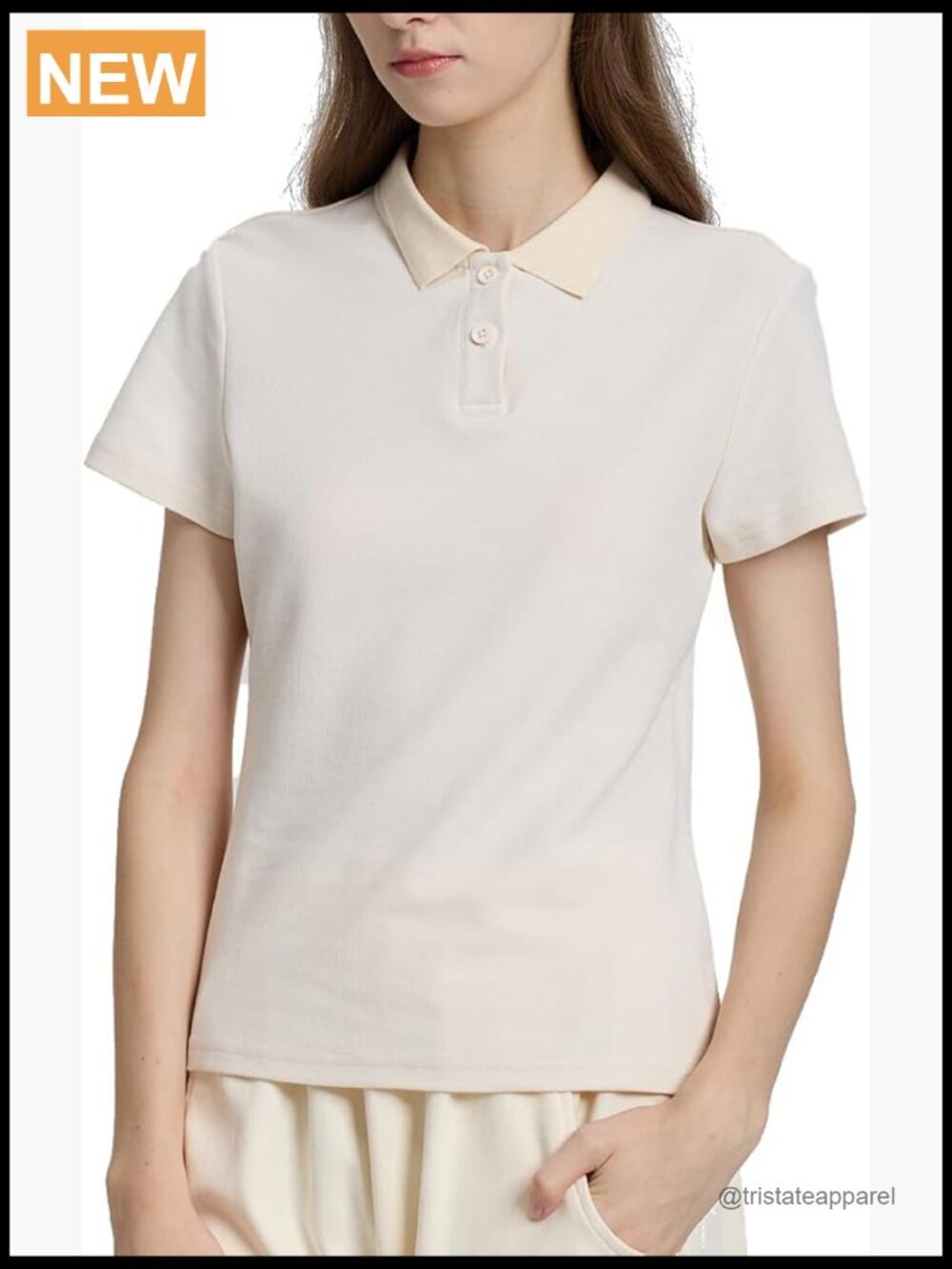 Women's Business Casual Polo Shirt Short Sleeve Work Top Summer Outfits